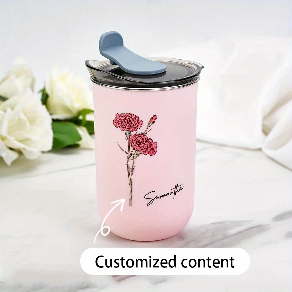 Coffee Equipment For Camping - Kişiye Özel Doğum Çiçeği Baskılı Kahve