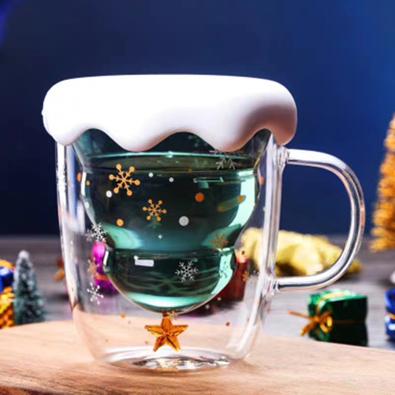 Noel Ağacı Fincan Şeffaf Çift  - Espresso Shot Glass incelemesi ve fiyatı